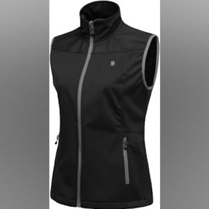 Little Donkey Andy Women's Lightweight Softshell Vest Windproof Sleeveless Jacke